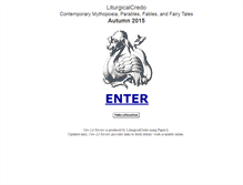 Tablet Screenshot of liturgicalcredo.com